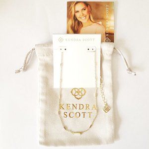 Miya Gold Pendant Necklace in Ivory Pearl - New